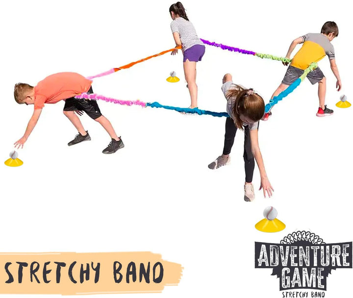 Original Cup Stretchy Band® | Team Building | Spiel Dehnbare Bänder | Stoffgummi | Ziehen | Kooperat