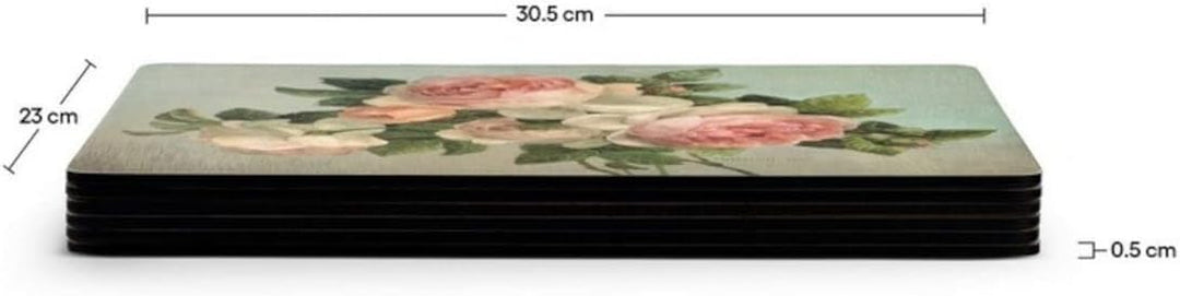 Pimernel 6 Medium Placemats-Antique Roses- Antique Roses-6 Medium Placemats-30,5 x 23,0