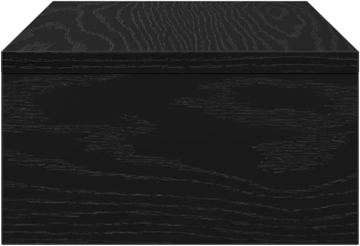 Mangloder Monitorständer Schwarze Eiche 42x24x13 cm Holzwerkstoff ergonomisch für Arbeitsplatz, Schr