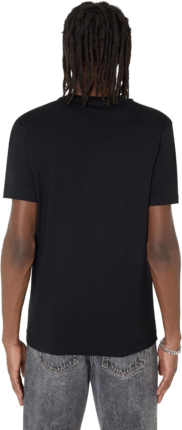 Diesel Herren T-Shirt XXS 9xx-0 Grai, XXS 9xx-0 Grai