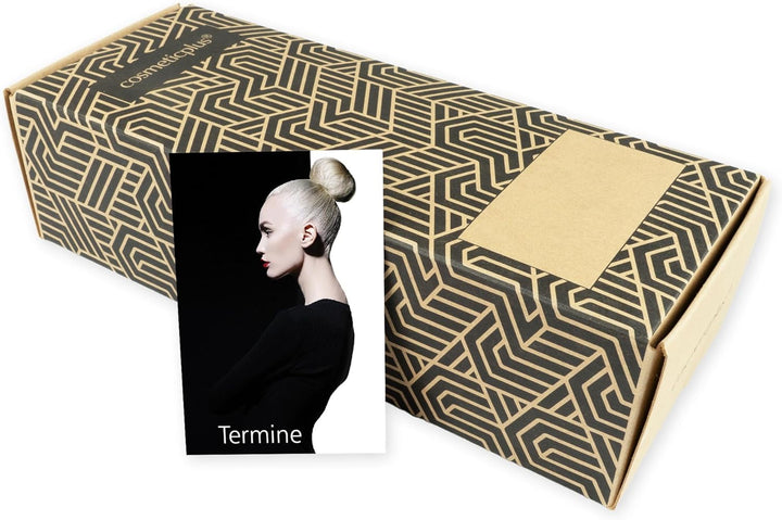 500 Friseur- und Beauty-Terminkarten STYLING BLACK & WHITE für Kosmetikstudio, Wimpern, Nagelstudio