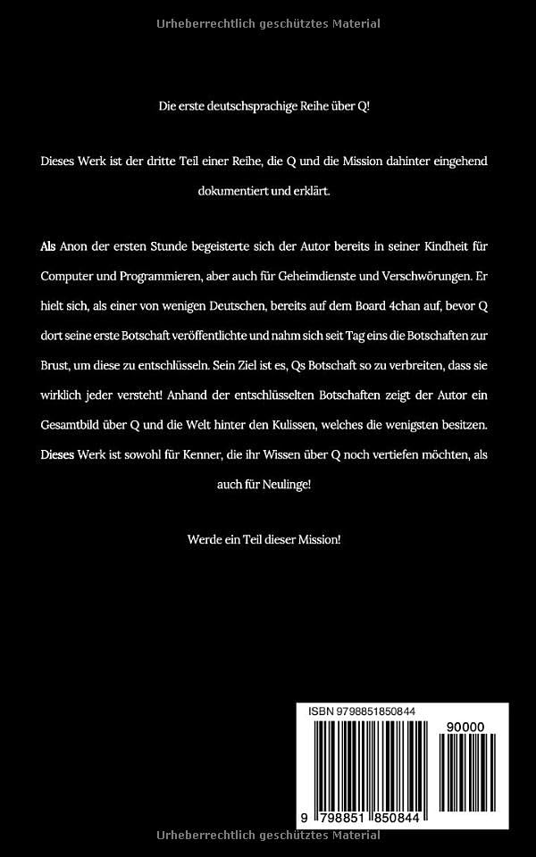 Q: Vertraue dem Plan, Taschenbuch