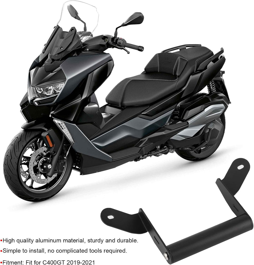 Yctze Motorrad Navigator Halterung, GPS Halterung Halter Bar Kit 0.8 Zoll Stützstange Fit für C400GT
