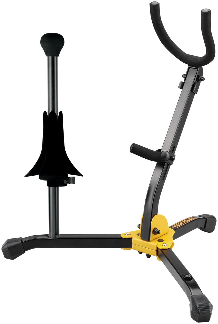 Hercules DS533BB Stand for 1 Alto/Tenor SAX and 1 Soprano SAX with bag Originalversion, Originalvers