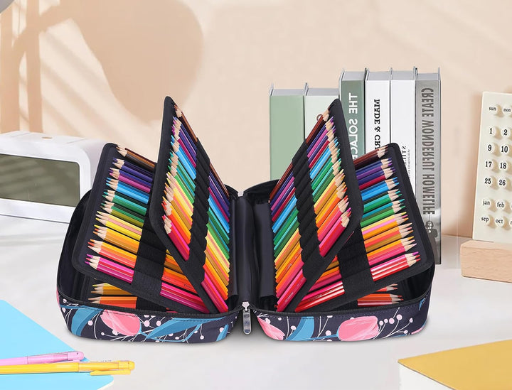 JAKAGO Federmäppchen Grosse Kapazität für 300 Stifte Aufbewahrung Buntstifte,Wasserdicht Pencil Case