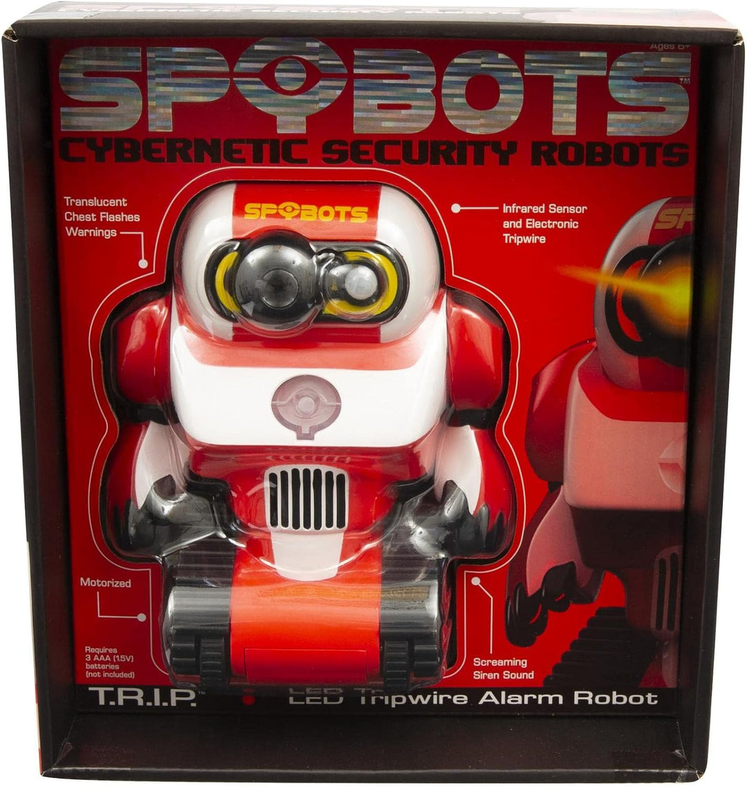 Giochi Preziosi Spy Bots - T.R.I.P. Leistungsstarker Roboter mit LED-Strahlenfalle mit ihm an Ihrer