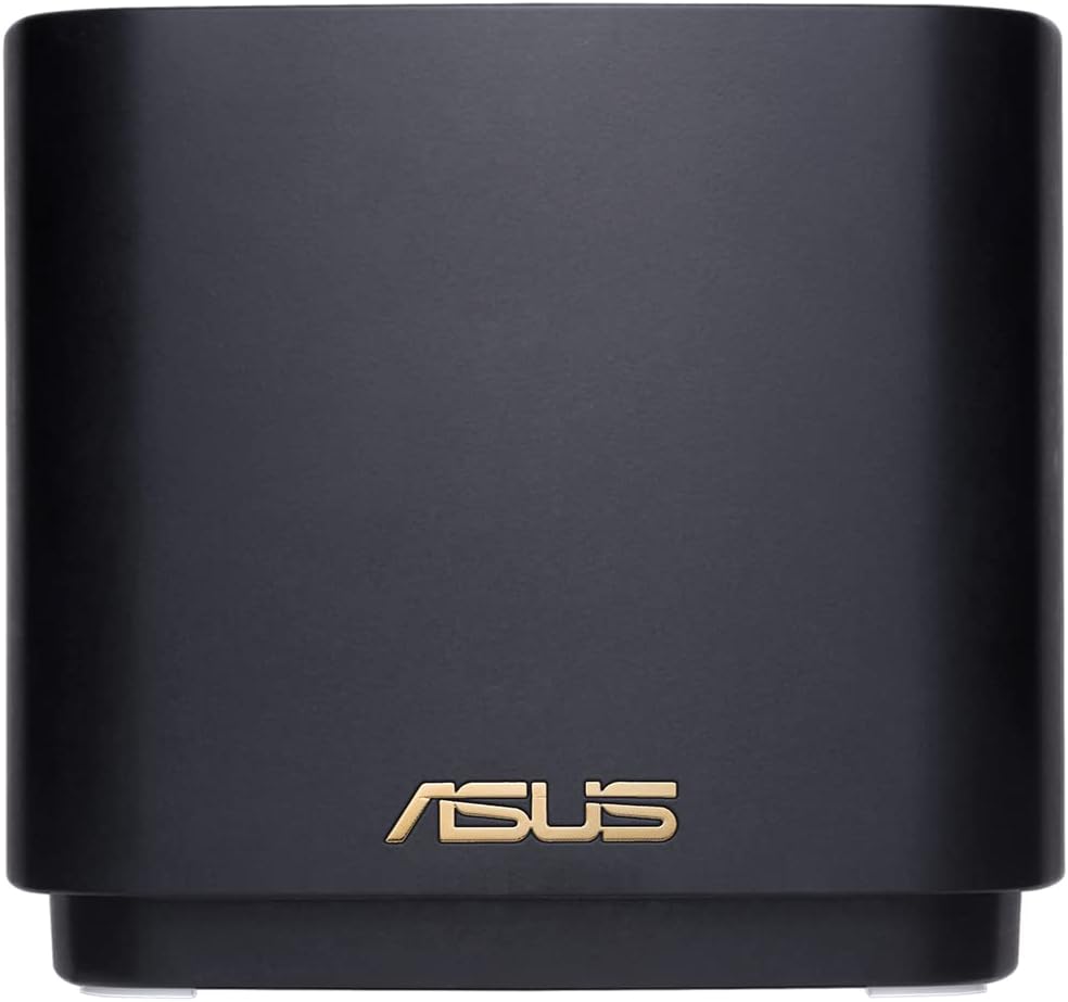 ASUS ZenWiFi AX Mini (XD4) AX1800 2er Set Schwarz kombinierbarer Router (2in1 Mesh Zugangspunkte-Set