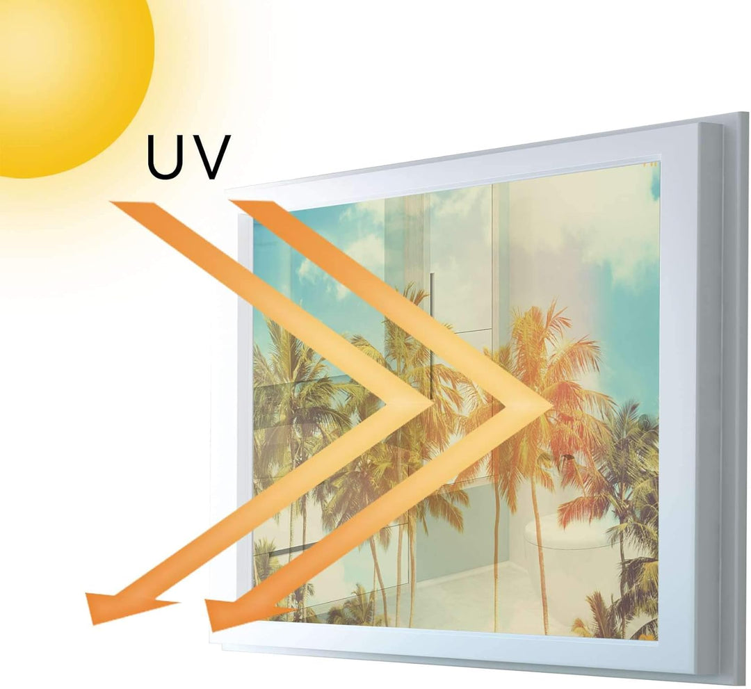 Fenster-Folie Sichtschutzfolie I Fenster Glasfolie Sonnenschutz I Deko Folie für Küche, Bad, Kinderz