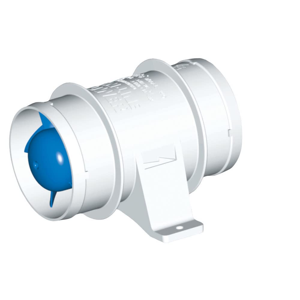 Rule Inline-Marine-Bilgengebläse, Slip-On-Anschlüsse, effizienter und leiser Luftstrom mit hohem Vol