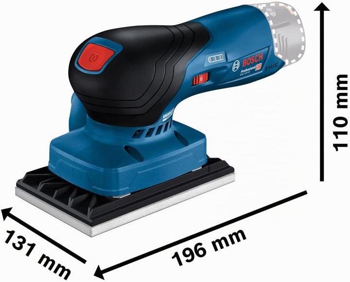 Bosch Professional 12V System Akku-Schwingschleifer GSS 12V-13 (kompatibel mit Bosch Click &amp; Clean S