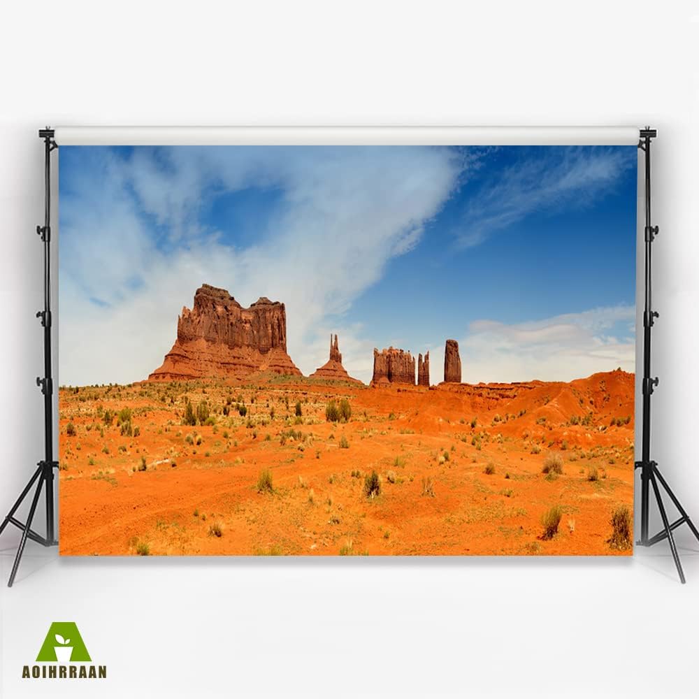 Aoihrraan 2,7x1,8m Wüstenhintergrund Wilder Westen Nationalpark Monument Canyon Natur Landschaft Fot