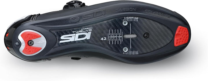 Sidi Ergo 5 Mega Fahrradschuhe für Herren, Herren, Weiss SCHWARZ 47 EU Mattschwarz, 47 EU Mattschwar