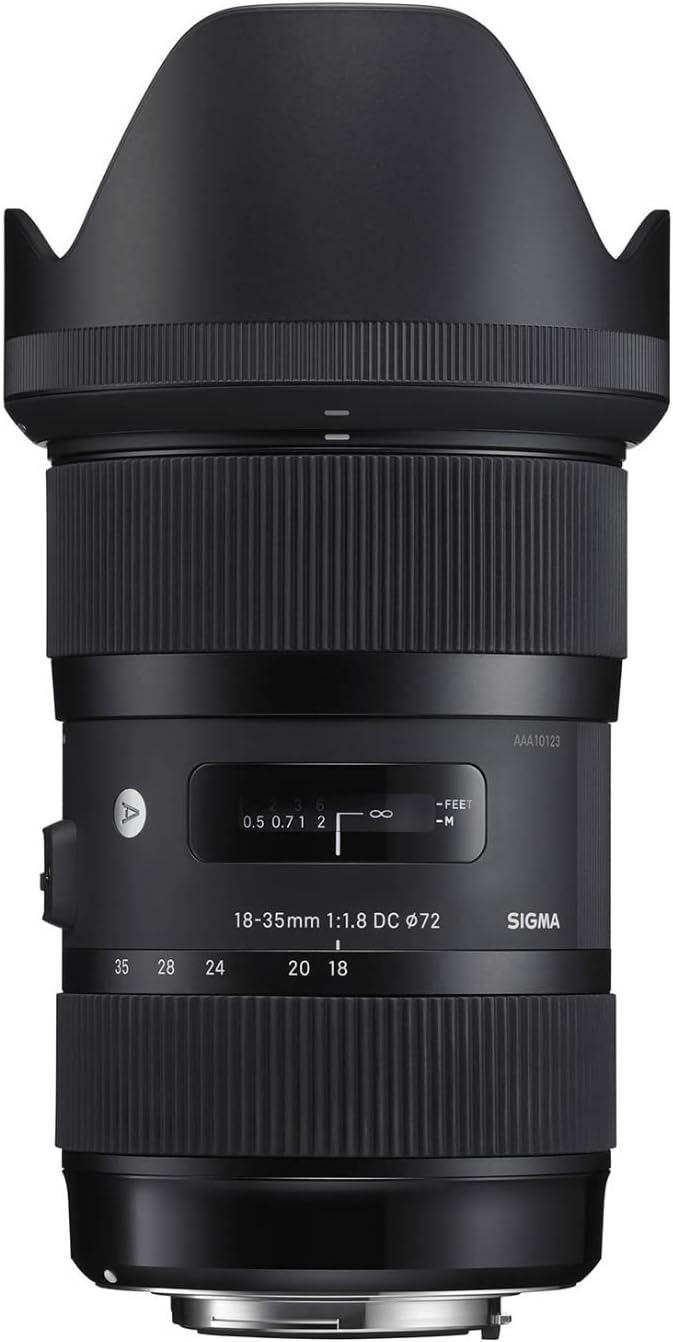 Sigma 18-35mm F1,8 DC HSM Art Objektiv für Nikon F Objektivbajonett für Nikon Single, für Nikon Sing