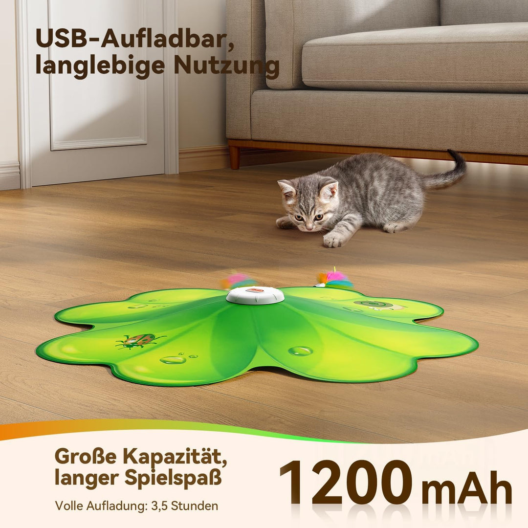 FEELNEEDY Katzenspielzeug, Spielzeug für Indoor, Versteckspielzeug für Kätzchen, Whack a Mole Motion