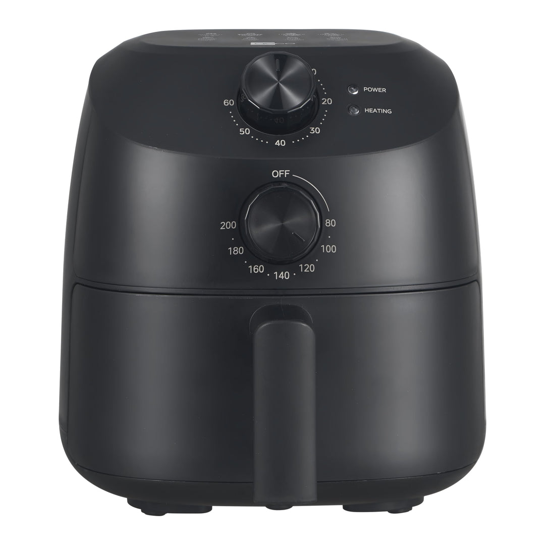aeco Cube 2.0 Mini Airfryer – Kompakte Heissluftfritteuse, 2 Liter, BPA-frei, 60 Min. Timer, Antihaf