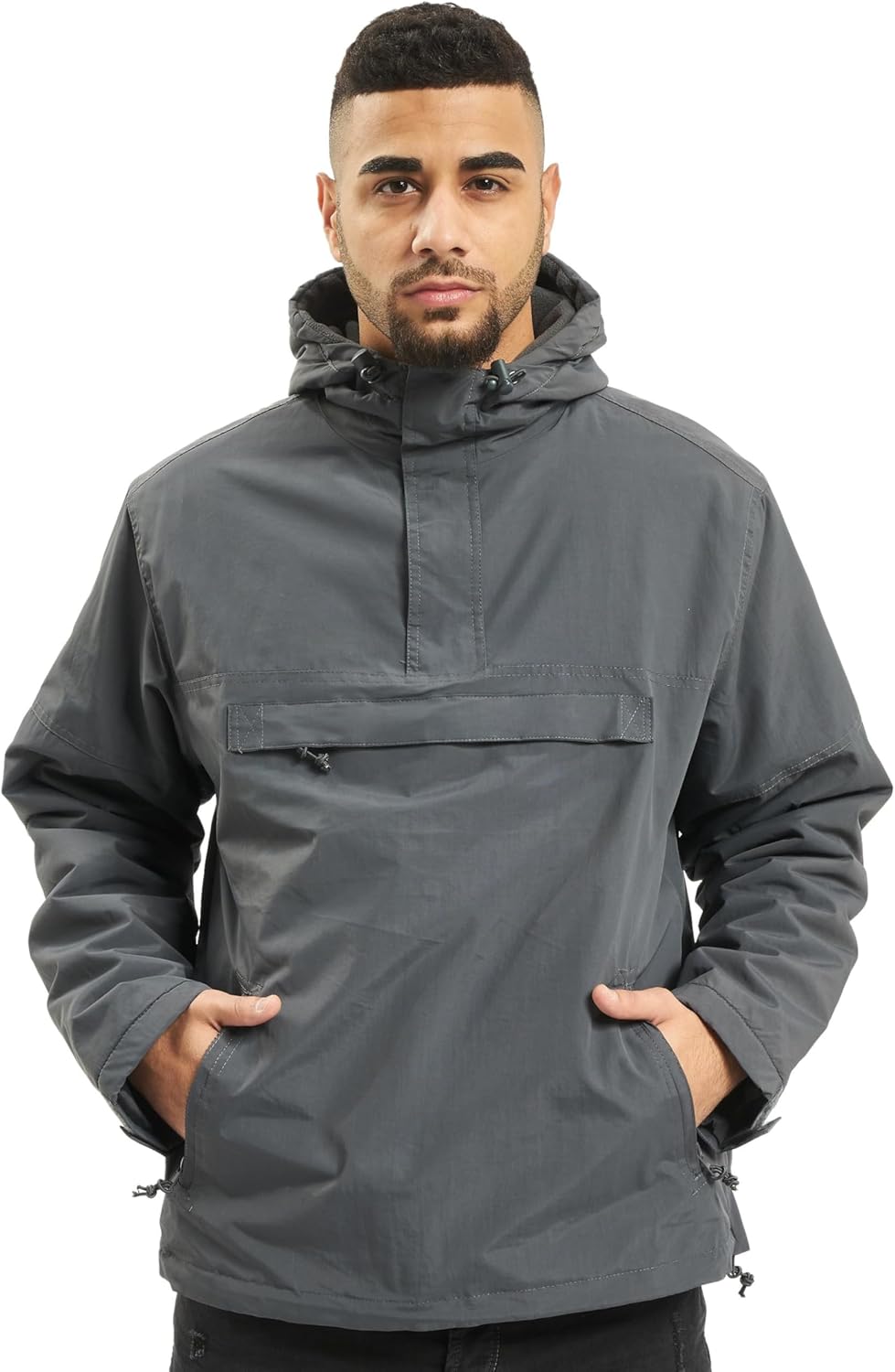 Brandit Herren Windbreaker Jacke S Grau (Anthrazit 5), S Grau (Anthrazit 5)