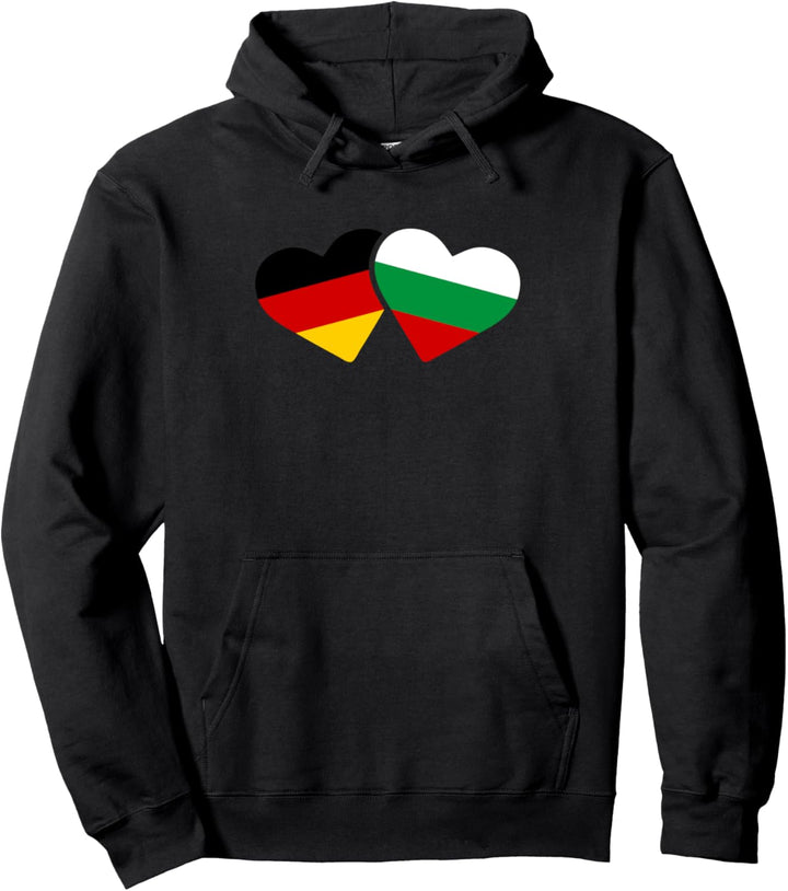 Deutschland Bulgarien Liebe Herz Deutsch Bulgarisch Geschenk Pullover Hoodie