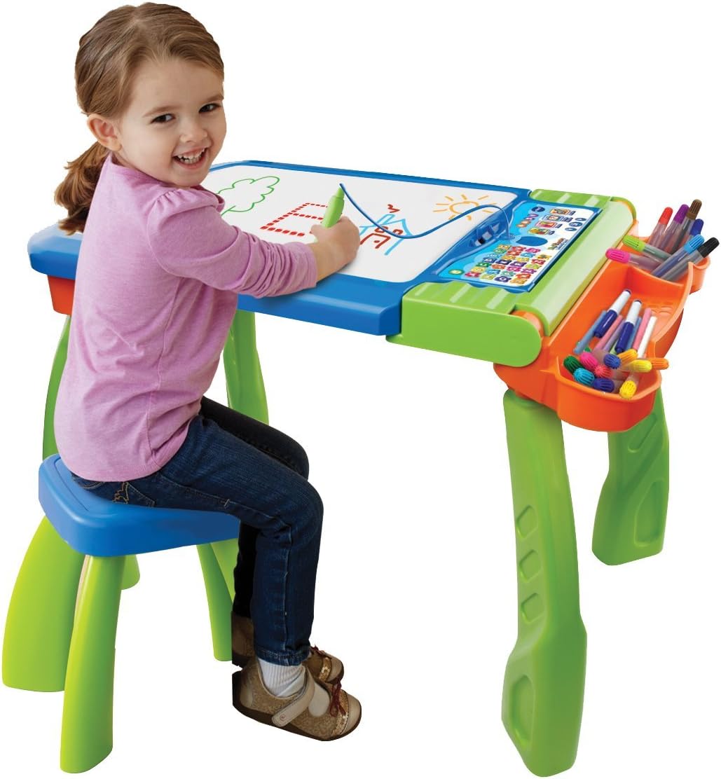 VTech 193505 Magi 3-in-1 interaktive Staffelei, gemischt, grün, grün