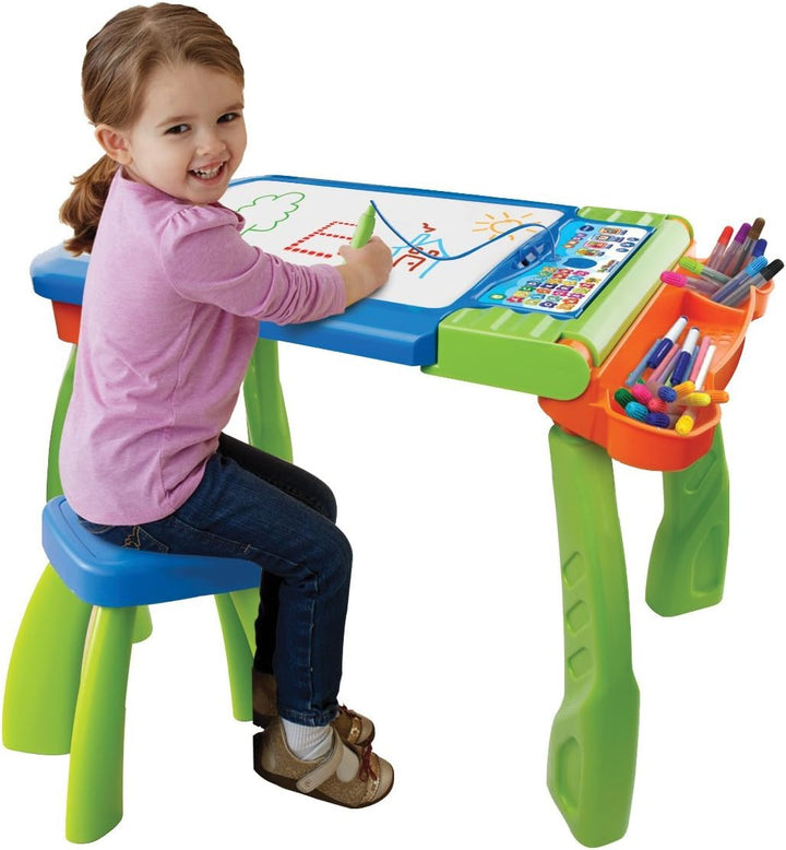 VTech 193505 Magi 3-in-1 interaktive Staffelei, gemischt, grün, grün