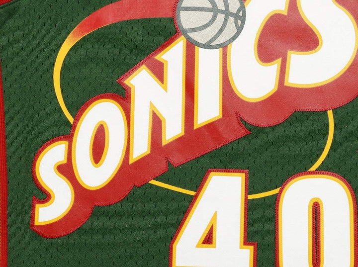 Mitchell & Ness Seattle Supersonics Jersey NBA Swingman Jersey Shawn Kemp 40 M Multicolour, M Multic