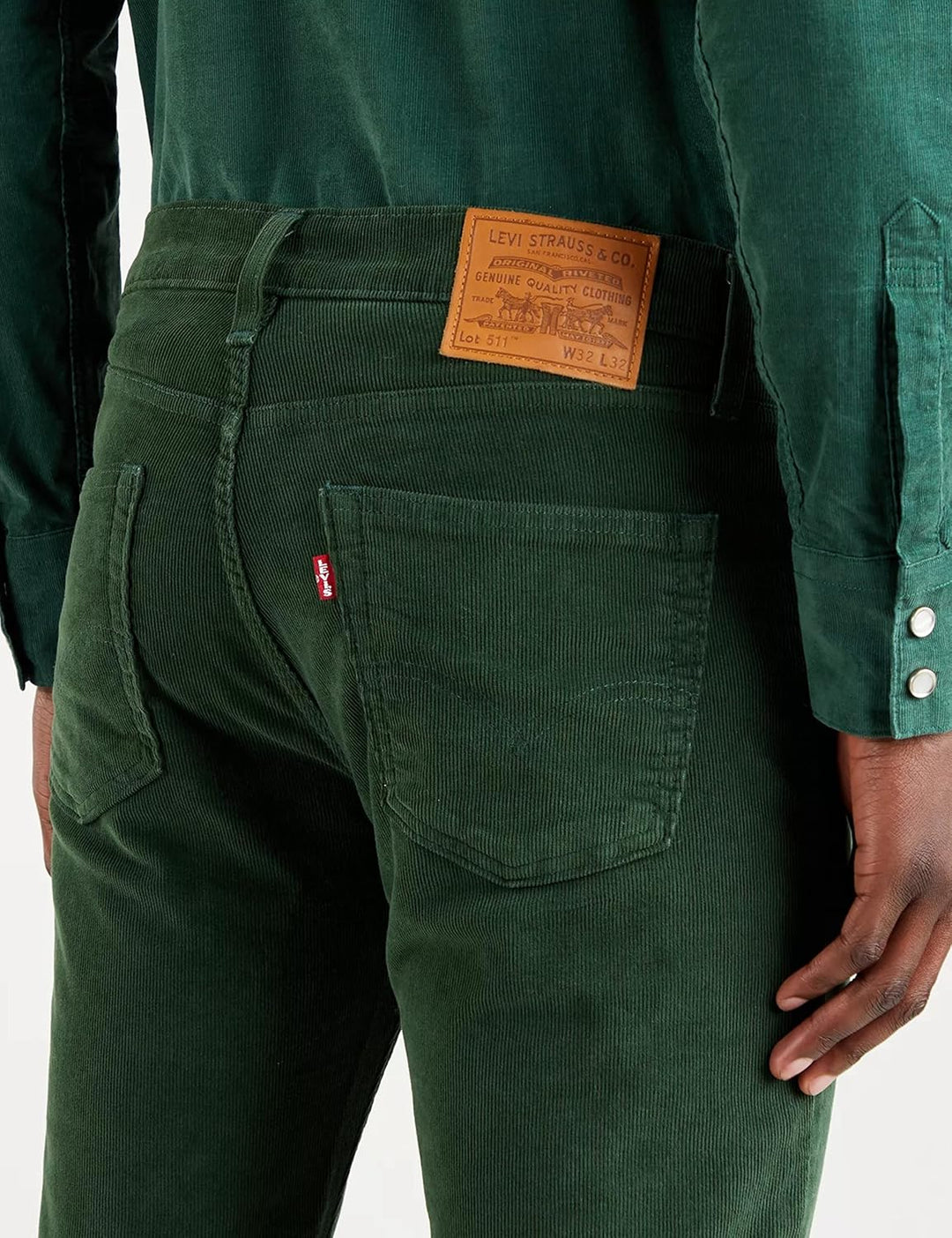 Levi's Herren 511 Slim Fit Jeans 38W / 34L Mountain View Cord Gd, 38W / 34L Mountain View Cord Gd