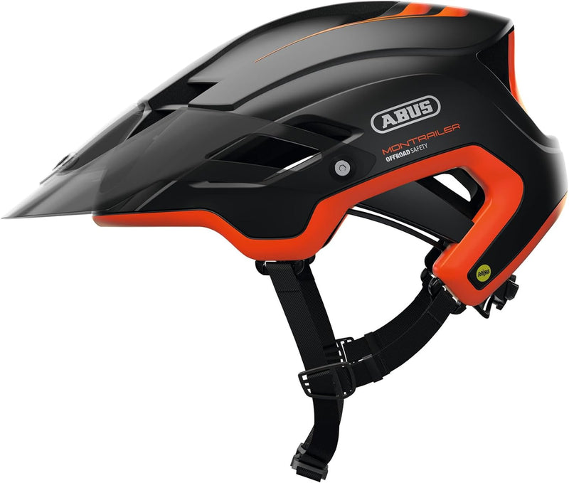 ABUS Mountainbike-Helm MonTrailer MIPS - Robuster Fahrradhelm für den Geländeeinsatz - Unisex M (55-