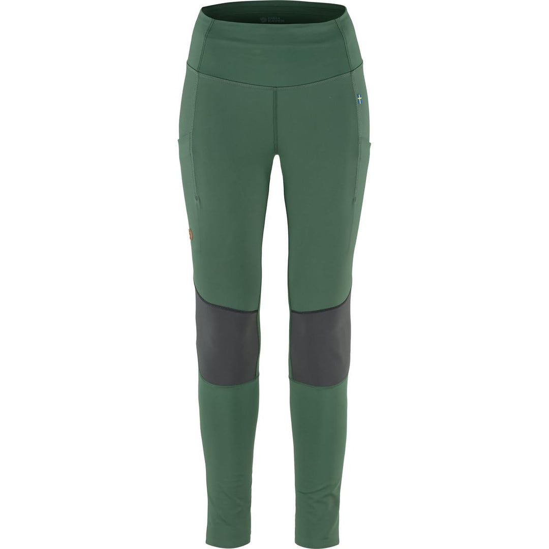 Fjallraven Damen Pants Abisko Värm Trekking Tights W XXS Deep Patina/Iron Grey, XXS Deep Patina/Iron