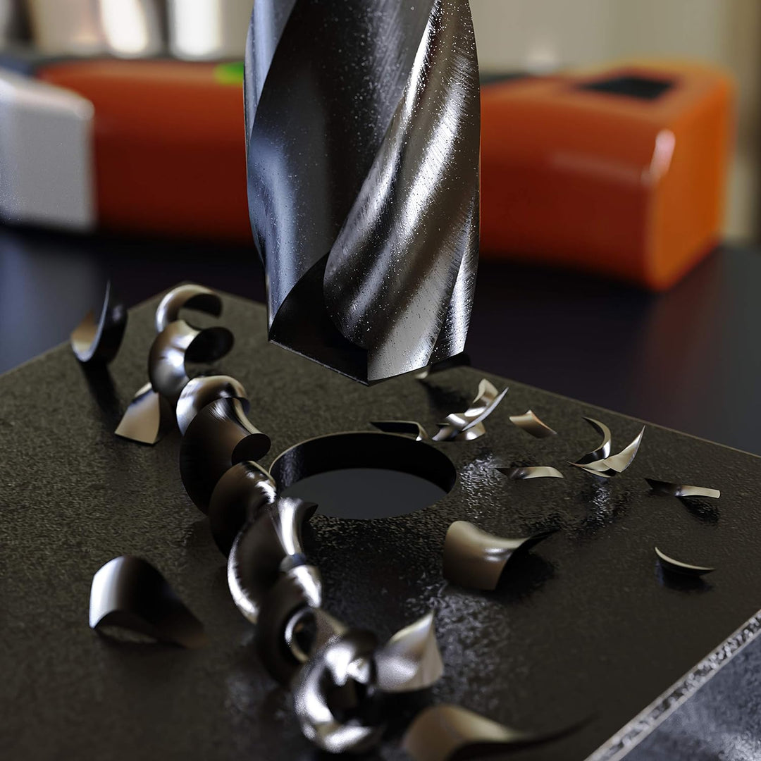Presch Metallbohrer Set HSS Pro 19-tlg - Präzisionsgeschliffenes, gehärtetes Profi Stahlbohrer Set f