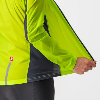 CASTELLI Damen Squadra Stretch W Jacket Jacket (1er Pack) XS Elektrischer Kalk/Dunkelgrau, XS Elektr