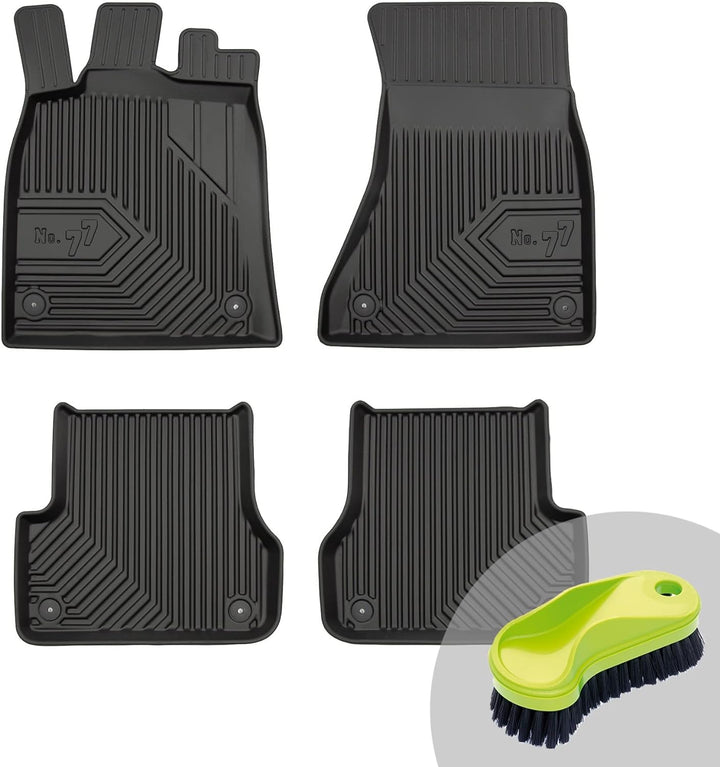 FROGUM No.77 Gummimatten Ganzjahresset von Auto Fussmatten Autofussmatten für Audi A6 C7 2011-2018 |