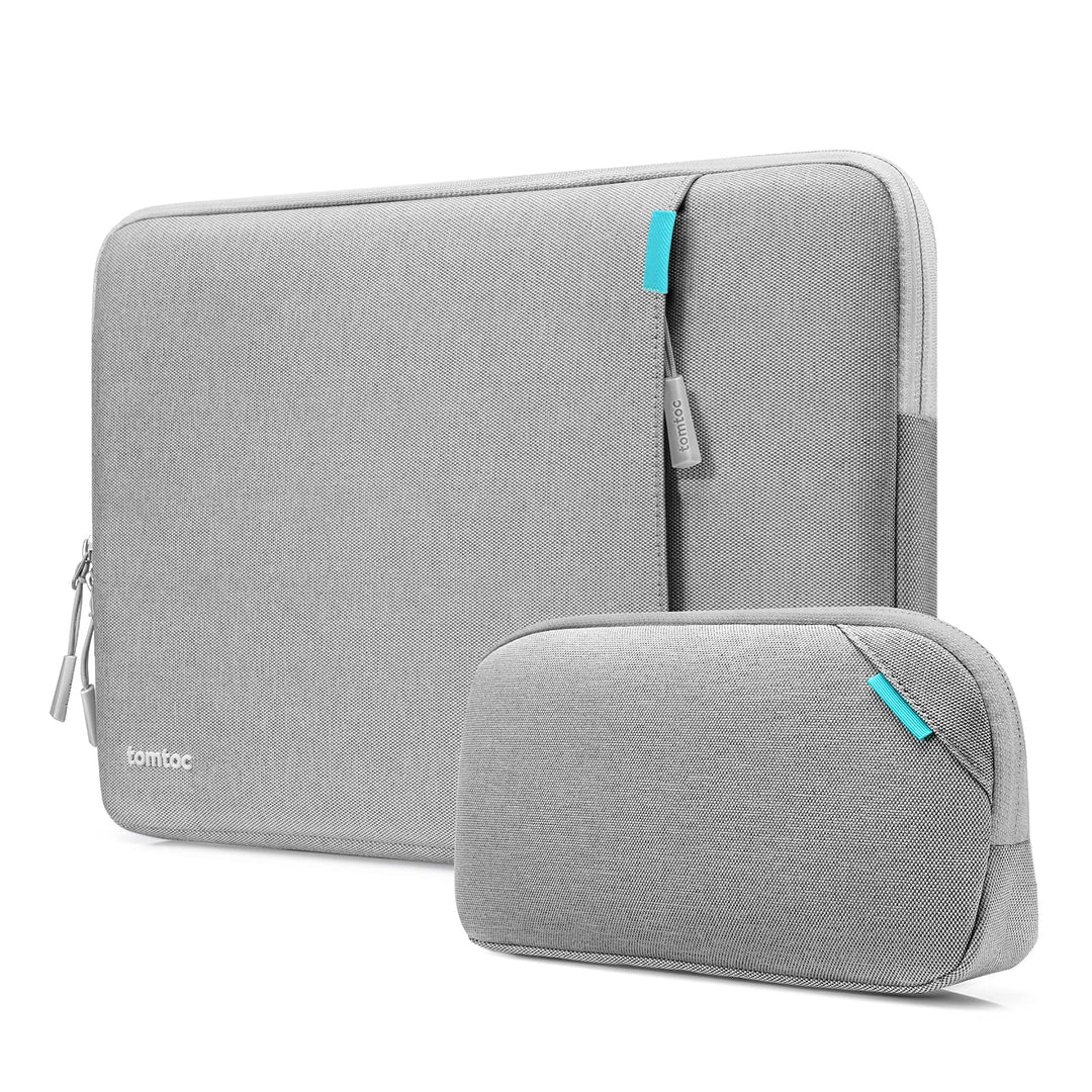 tomtoc 360° Tasche Hülle für 15-Zoll Neu MacBook Air M2 A2941 2023, 15" Microsoft Surface Laptop 5/4