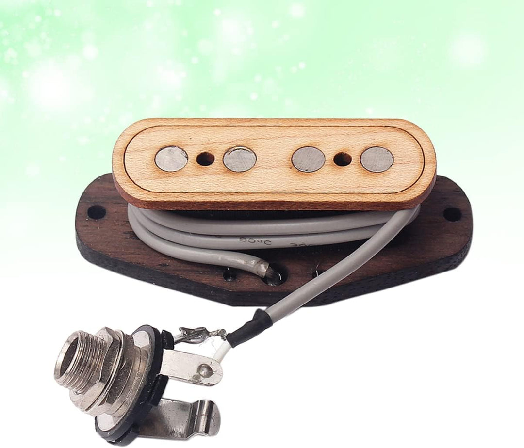 BESTonZON Schallloch-Tonabnehmer Music Accessories Box Guitar Pickup -String Guitar Pickup Magnet Pi