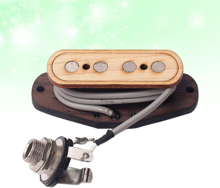 BESTonZON Schallloch-Tonabnehmer Music Accessories Box Guitar Pickup -String Guitar Pickup Magnet Pi