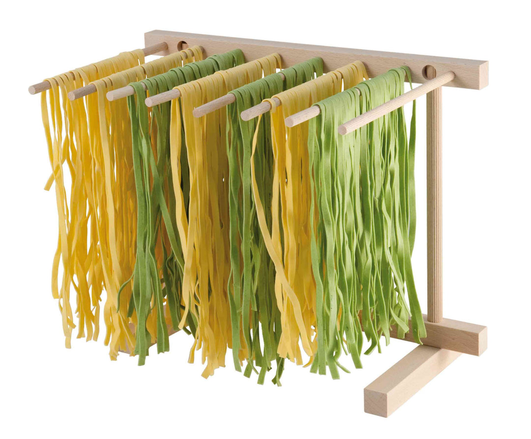 MAAJ® NUDELTROCKNER/NUDELSTÄNDER STENDIPASTA AUS BUCHENHOLZ - PLATZSPAREND ZUSAMMENLEGBAR - MADE IN