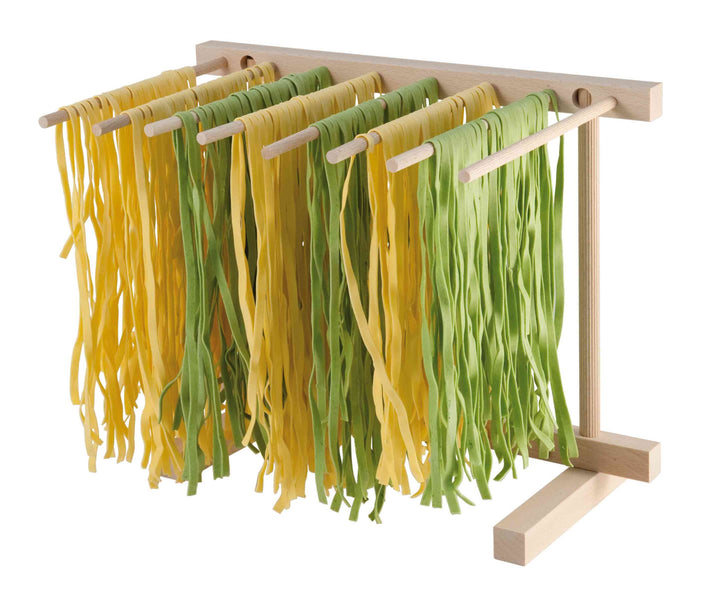 MAAJ® NUDELTROCKNER/NUDELSTÄNDER STENDIPASTA AUS BUCHENHOLZ - PLATZSPAREND ZUSAMMENLEGBAR - MADE IN