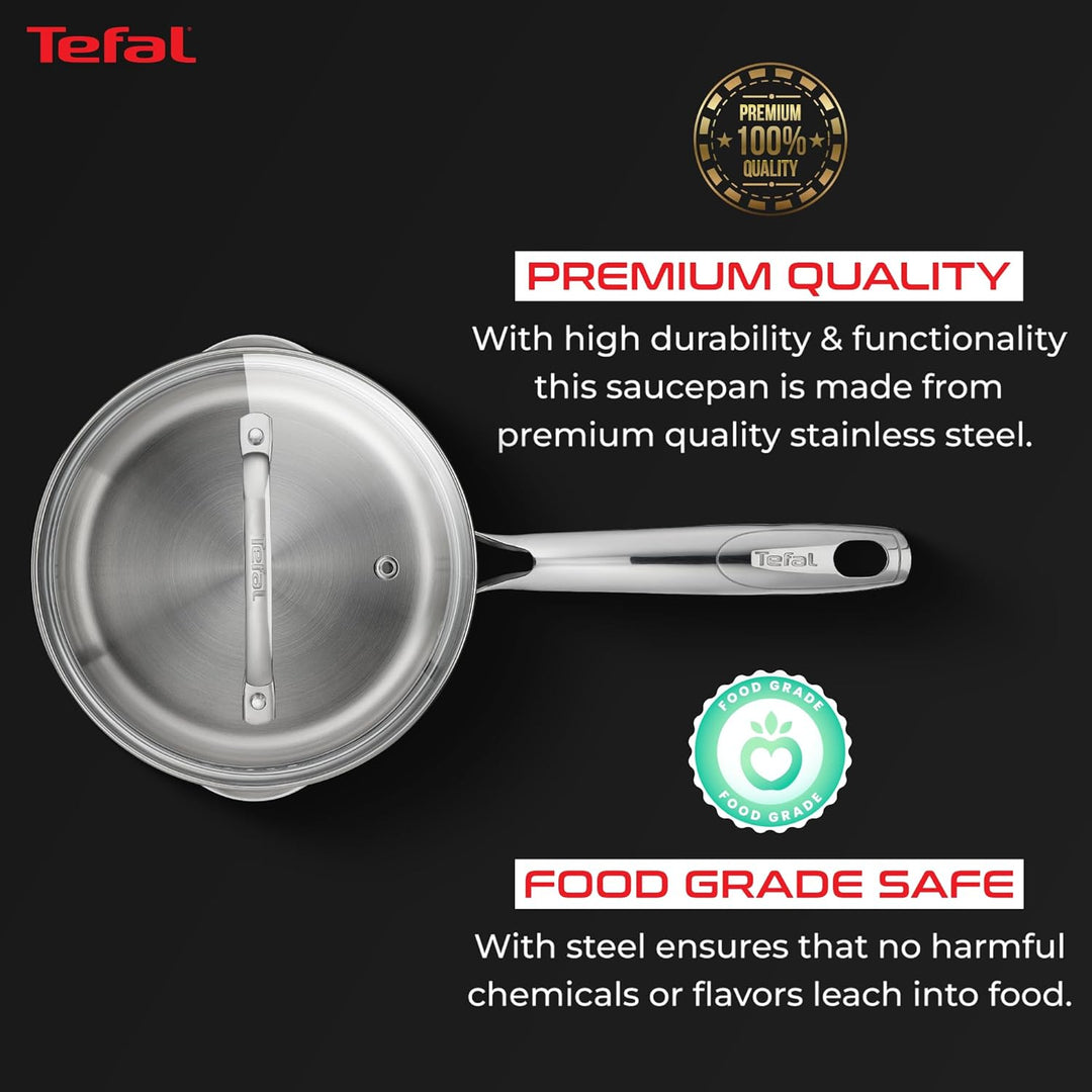 TEFAL DUETTO+ G7192355 Saucepan Round Edelstahl