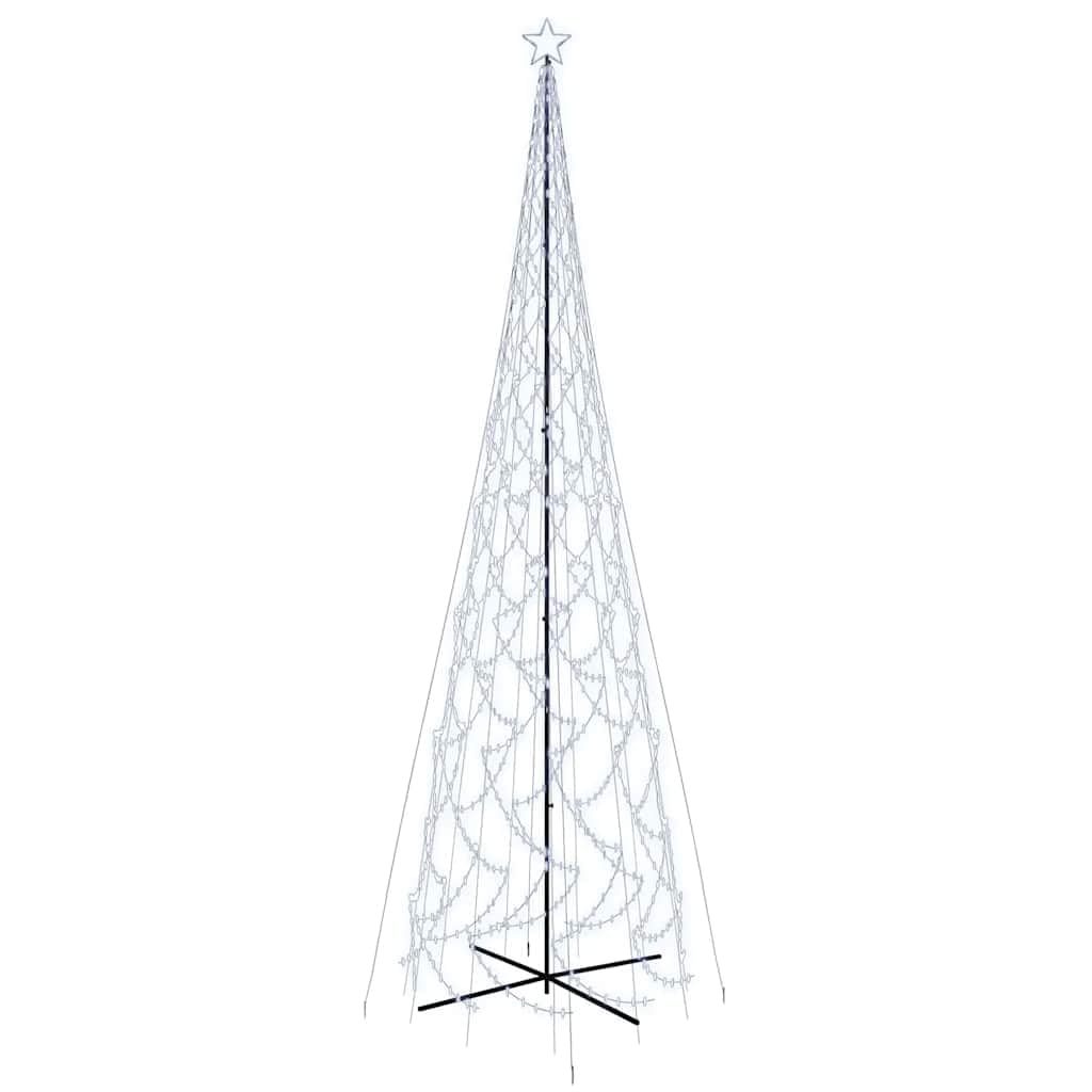 vidaXL LED Weihnachtsbaum Kegelform Tannenbaum Lichterbaum Weihnachtsdeko Stern Beleuchtung Aussen B