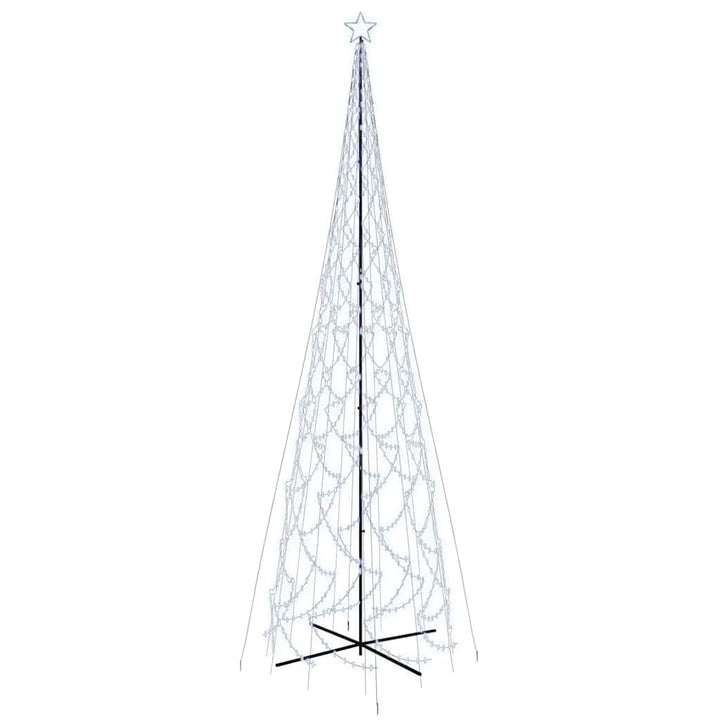 vidaXL LED Weihnachtsbaum Kegelform Tannenbaum Lichterbaum Weihnachtsdeko Stern Beleuchtung Aussen B