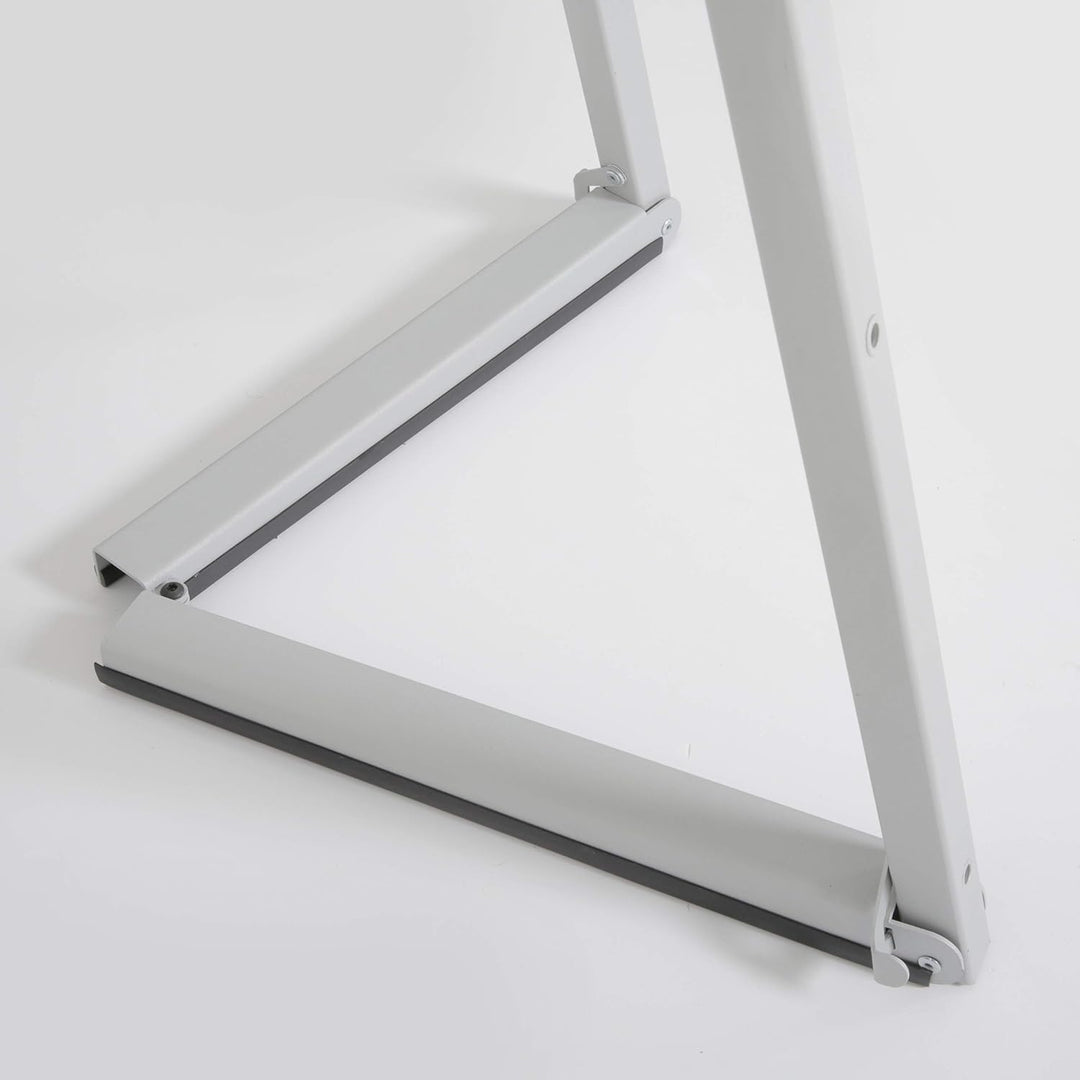 Mobile Staffelei aus Aluminium in Silber | Easel für Rahmen bis 120 cm höhe | Künstler Staffelei bis