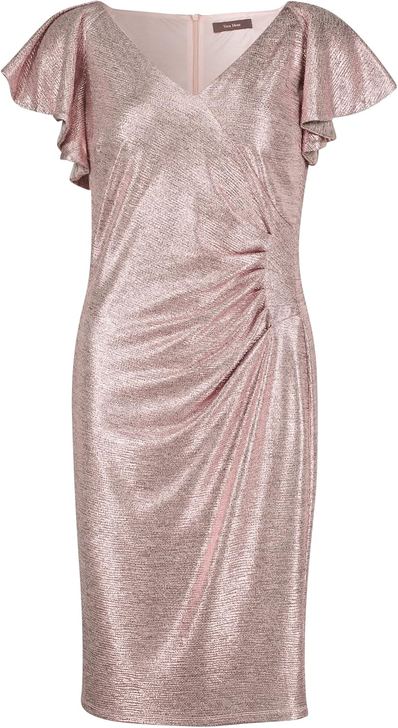 Vera Mont Damen Kleid 64 Lipstick Pink, 64 Lipstick Pink
