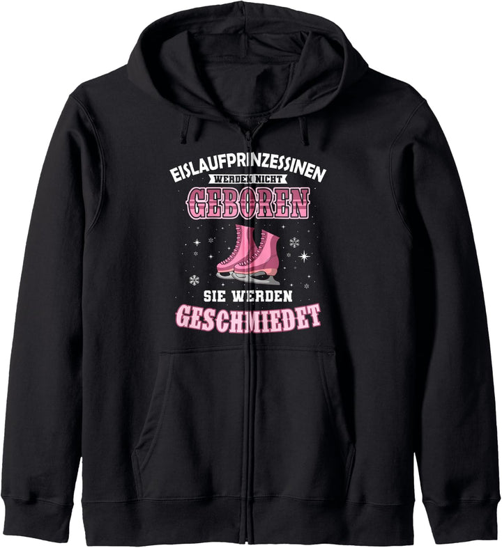EISLAUF PRINZESSIN Eiskunstlauf Geschenk Eiskunstläuferin Kapuzenjacke