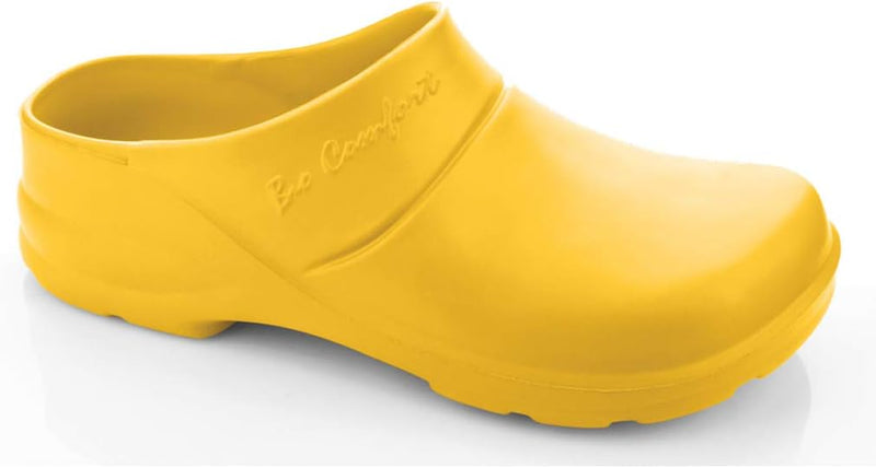 LEMIGO leichte EVA Clogs Gartenclogs Gartenschuhe BIO COMFORT 41 EU Gelb Senffarben, 41 EU Gelb Senf