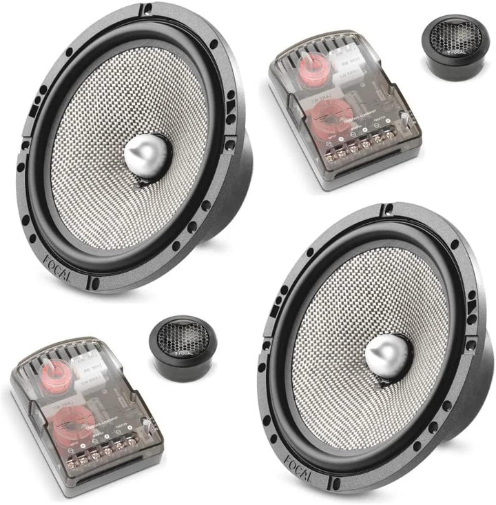 1 kit 2 Wege Focal Access 165AS 16,5 cm 165 mm 6,5" Durchmesser 60 watt rms 120 watt max 4 ohm 91,3