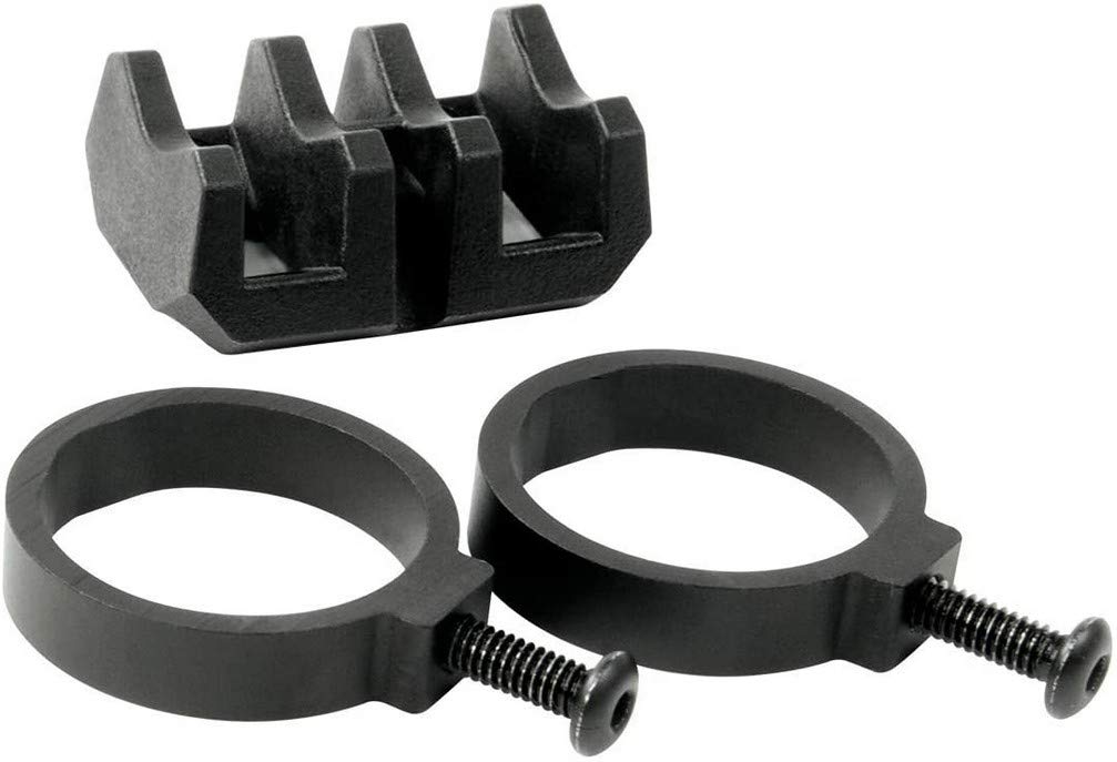 Magpul Tactical Light Mount V-Block &amp; Ringe, Schwarz