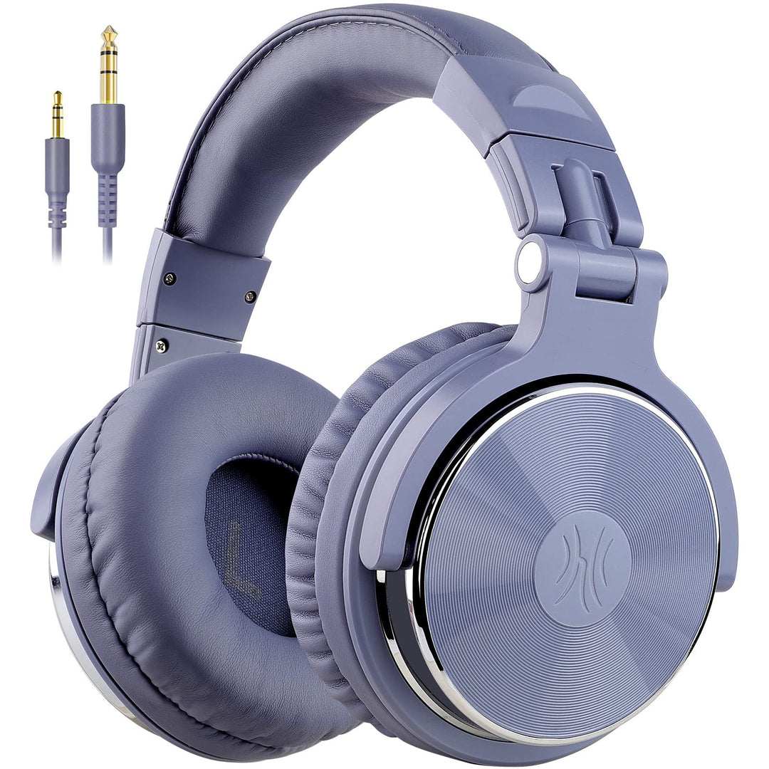 OneOdio Over Ear Kopfhörer mit Kabel, 50mm Treiber, Bassklang, 6.35 & 3.5mm Klinke, Share-Port, Gesc