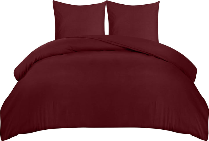 Utopia Bedding Bettwäsche 220x240 Set - Mikrofaser Bettbezug 240x220 cm + 2 Kissenbezüge 65x65 cm -