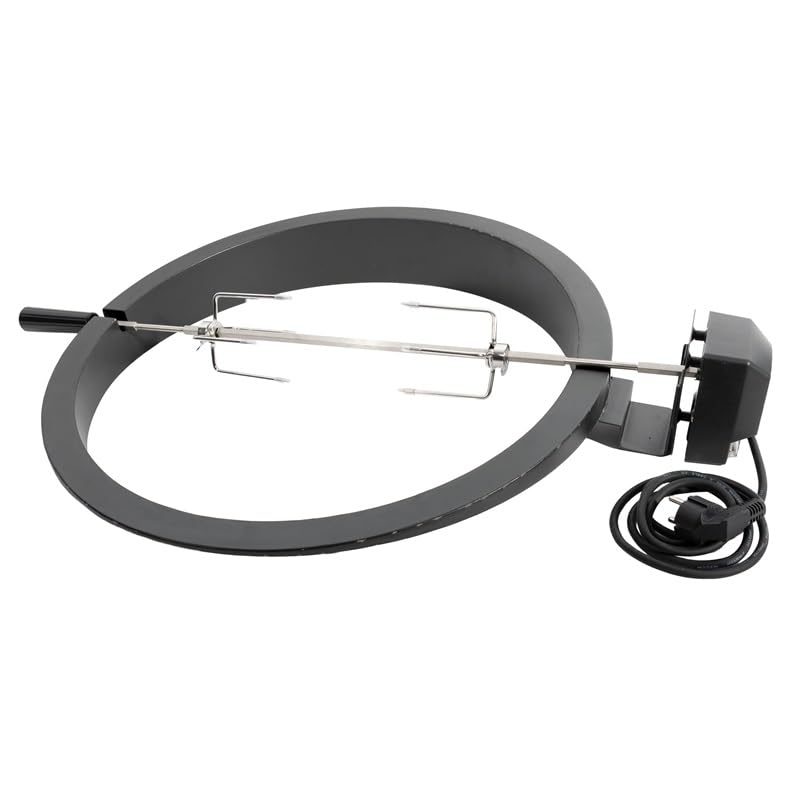 Barbecook Kamal Large Drehspiess-Set für Kamal Large – Grillzubehör Rotisserie, 90 cm