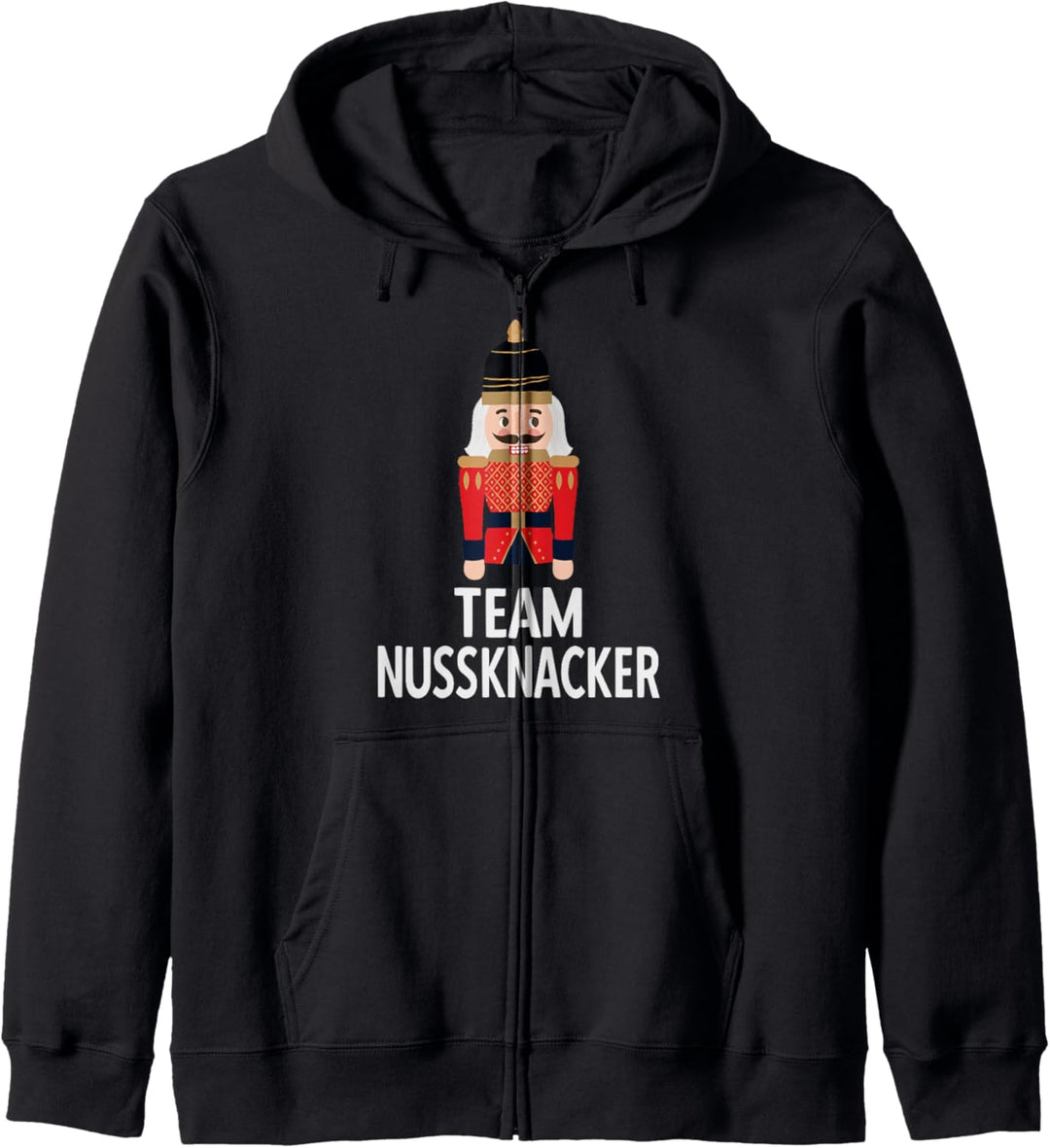 Team Nussknacker | Weihnachten Jungen Herren Kapuzenjacke