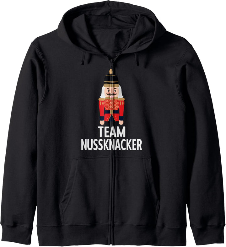 Team Nussknacker | Weihnachten Jungen Herren Kapuzenjacke