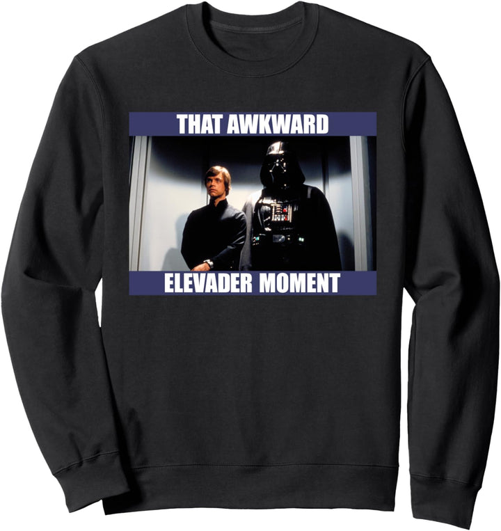 Star Wars That Awkward Elevader Moment Funny Meme Sweatshirt